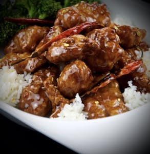 Order 25. General Tso's Chicken food online from Iron Wok store, Kansas City on bringmethat.com