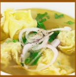 Order A7. Wonton Soup (5) food online from Pho & More Restaurant store, Houston on bringmethat.com