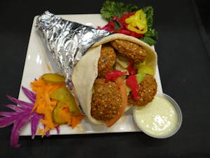 Order Falafel Wrap food online from Yum Yum! store, Concord on bringmethat.com