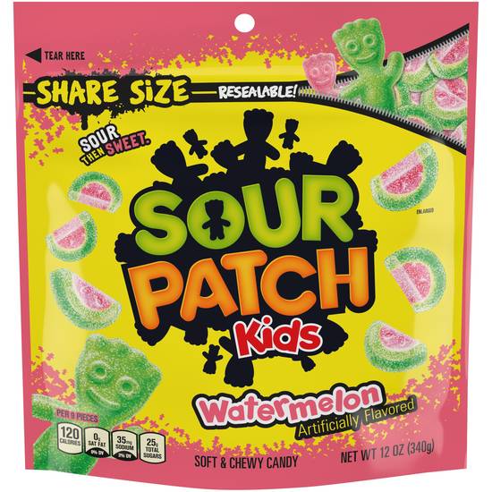 Order SOUR PATCH KIDS Watermelon Soft & Chewy Candy, Share Size, 12 oz food online from CVS store, FLORISSANT on bringmethat.com