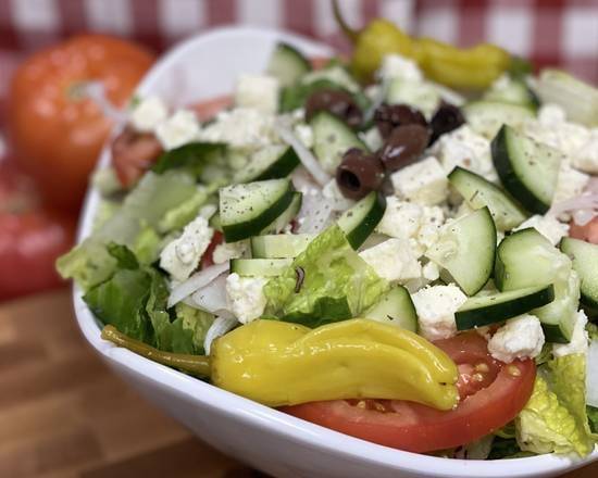 Order Greek Salad food online from Natasha Wraps store, Washington on bringmethat.com