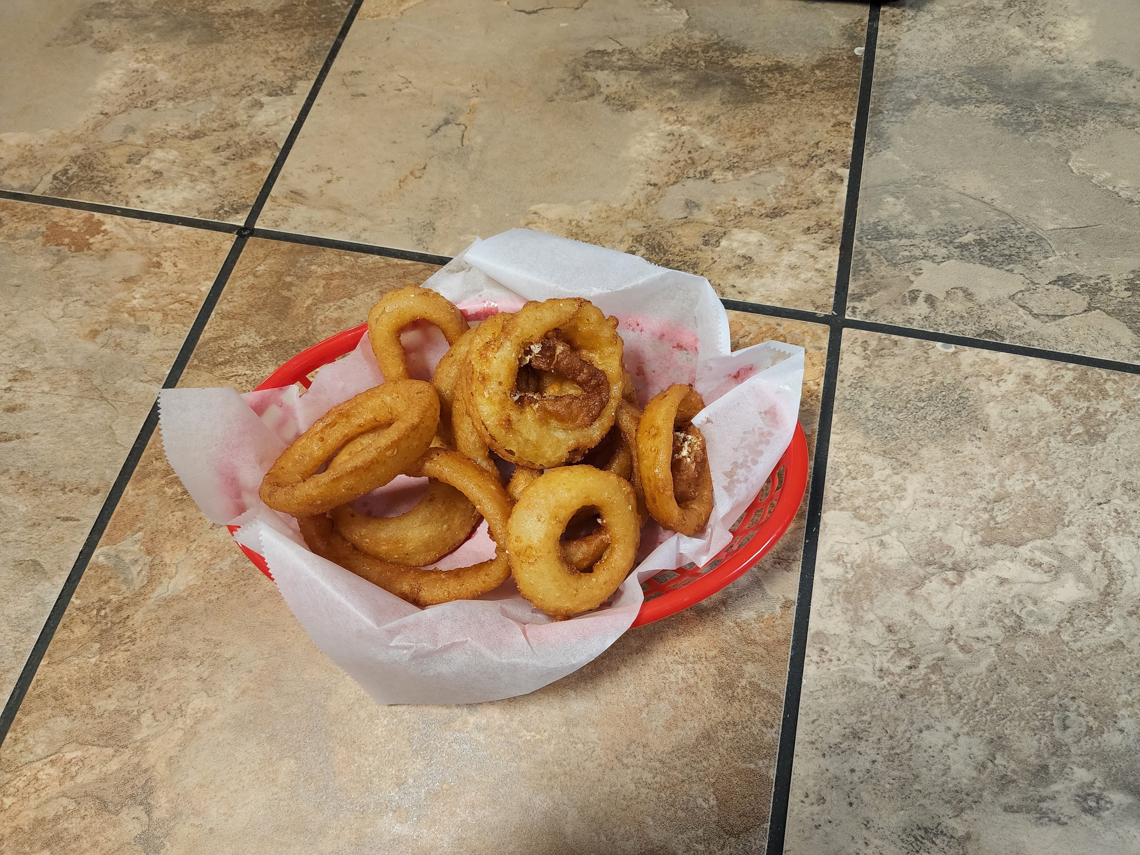 Order Onion Rings - Appetizer food online from Roma Pizza store, Hellertown on bringmethat.com