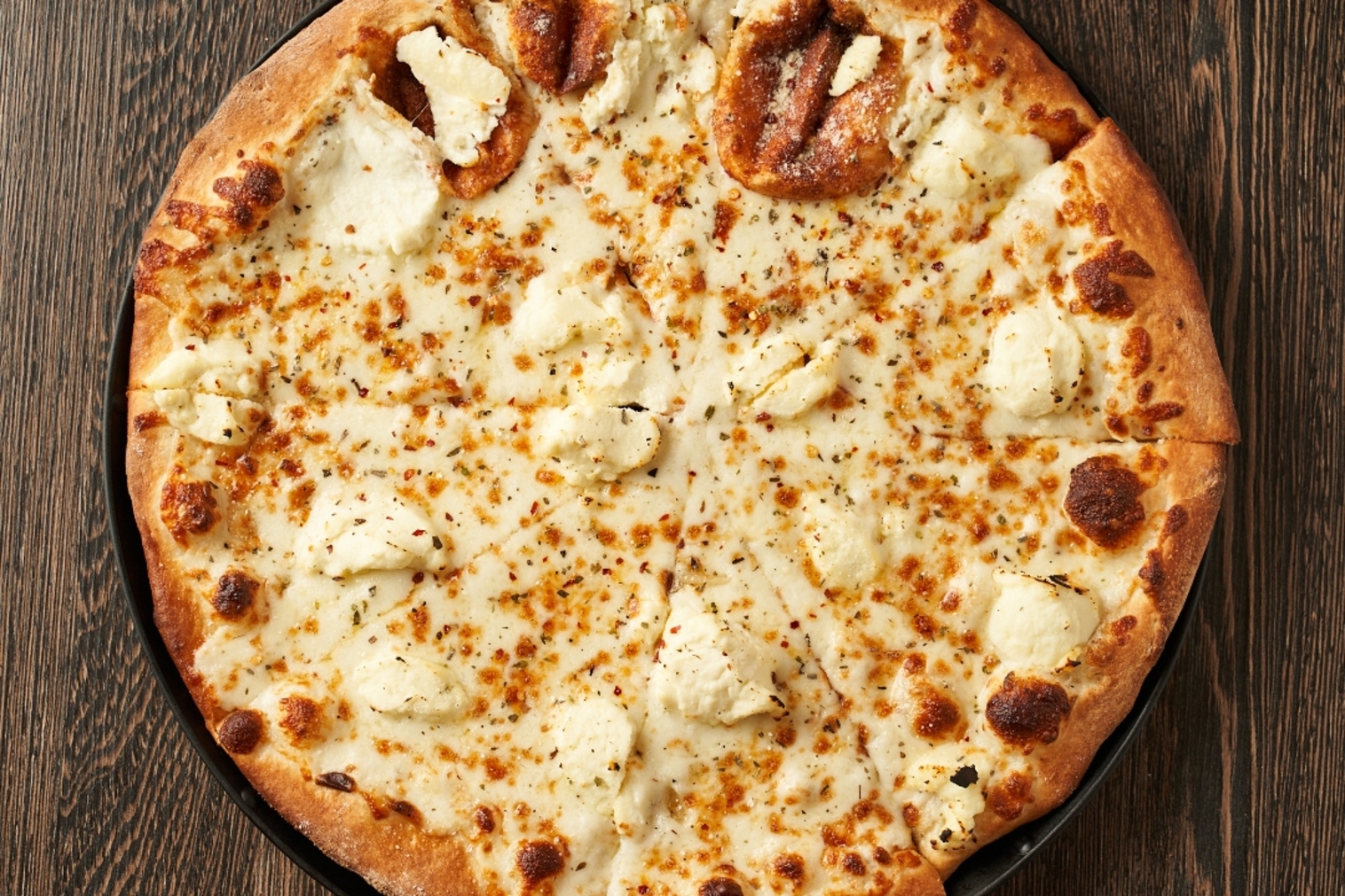 Order 10" White Style Pizza food online from Ghettyo Pizza store, Phoenix on bringmethat.com