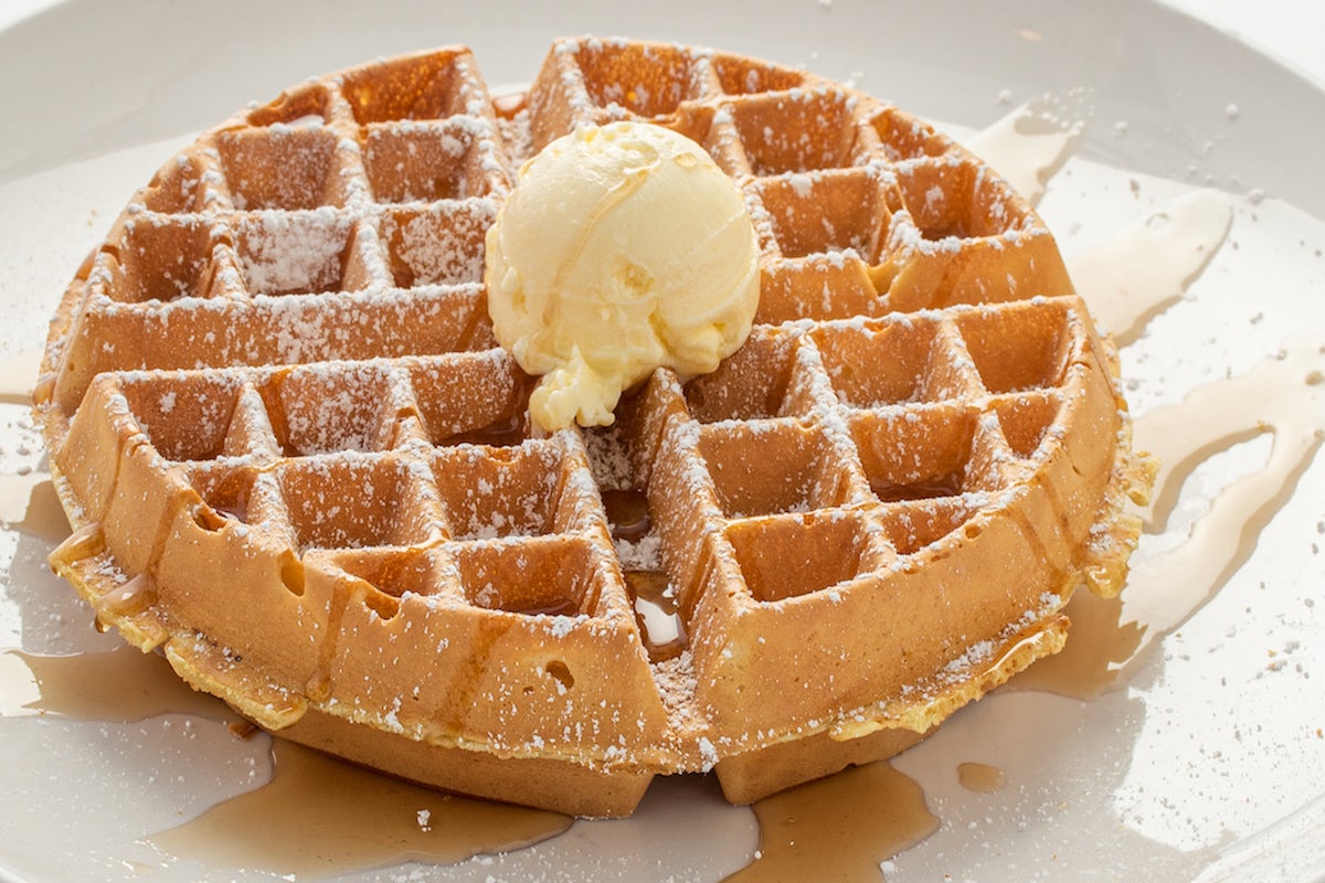 Order Belgian Waffle food online from The Broken Yolk Cafe store, Mission Viejo on bringmethat.com
