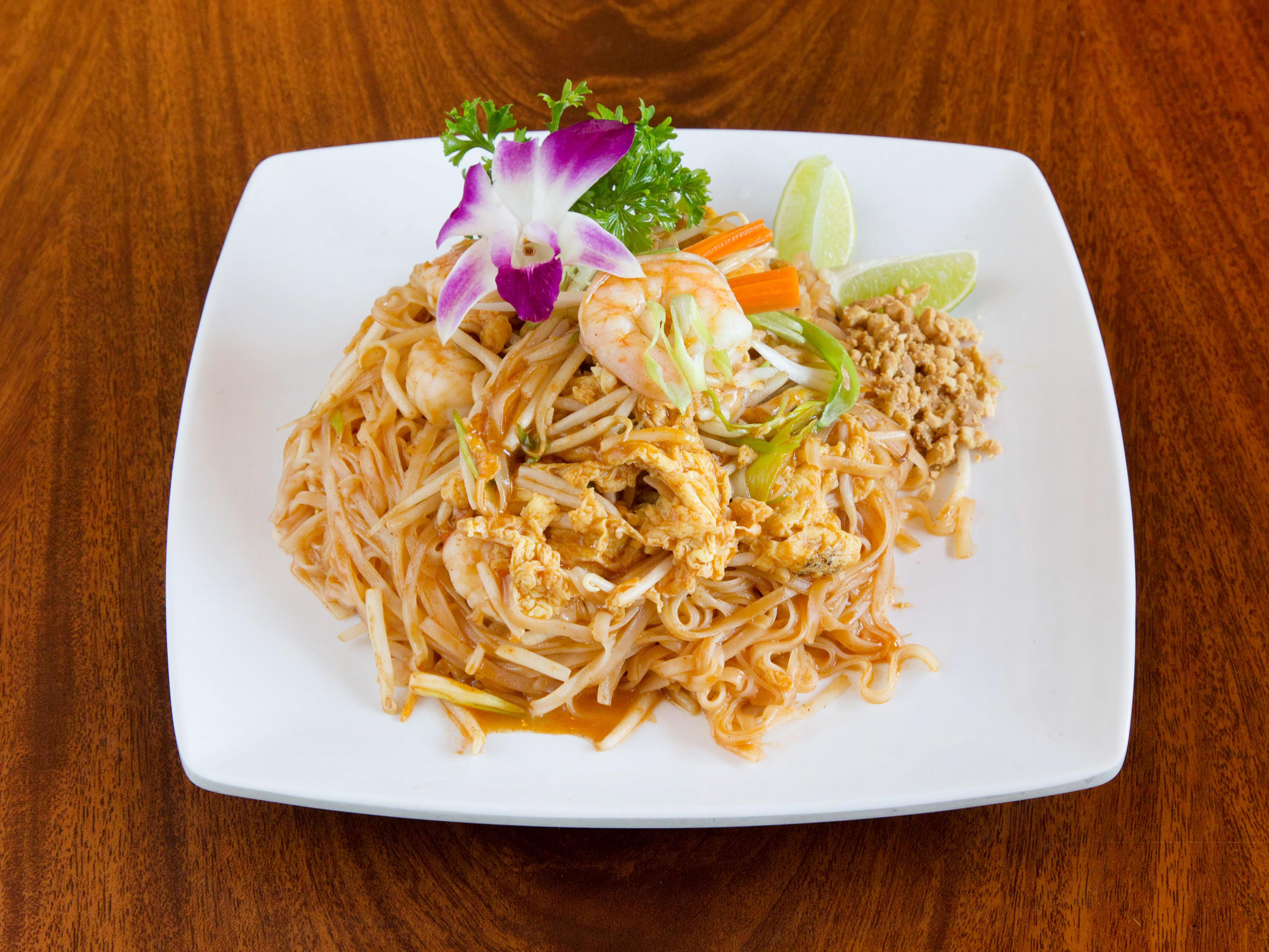 Order Pad Thai Plate food online from Thai Basil - Ahwatukee store, Phoenix on bringmethat.com