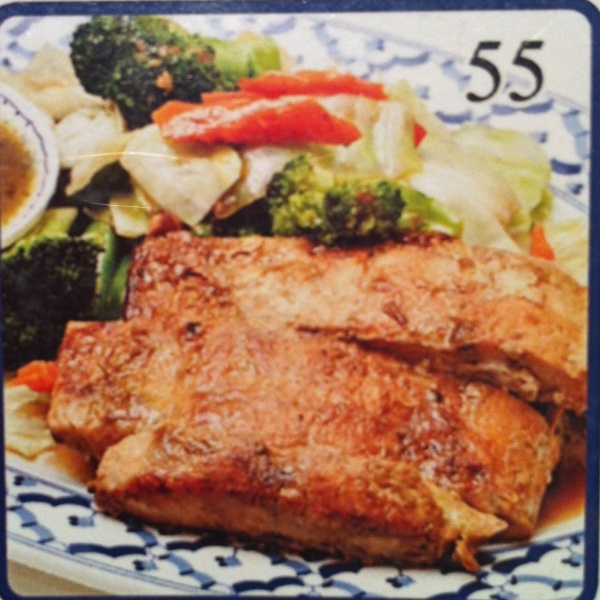Order BBQ Salmon food online from Di-Chan Thai Restaurant store, San Diego on bringmethat.com