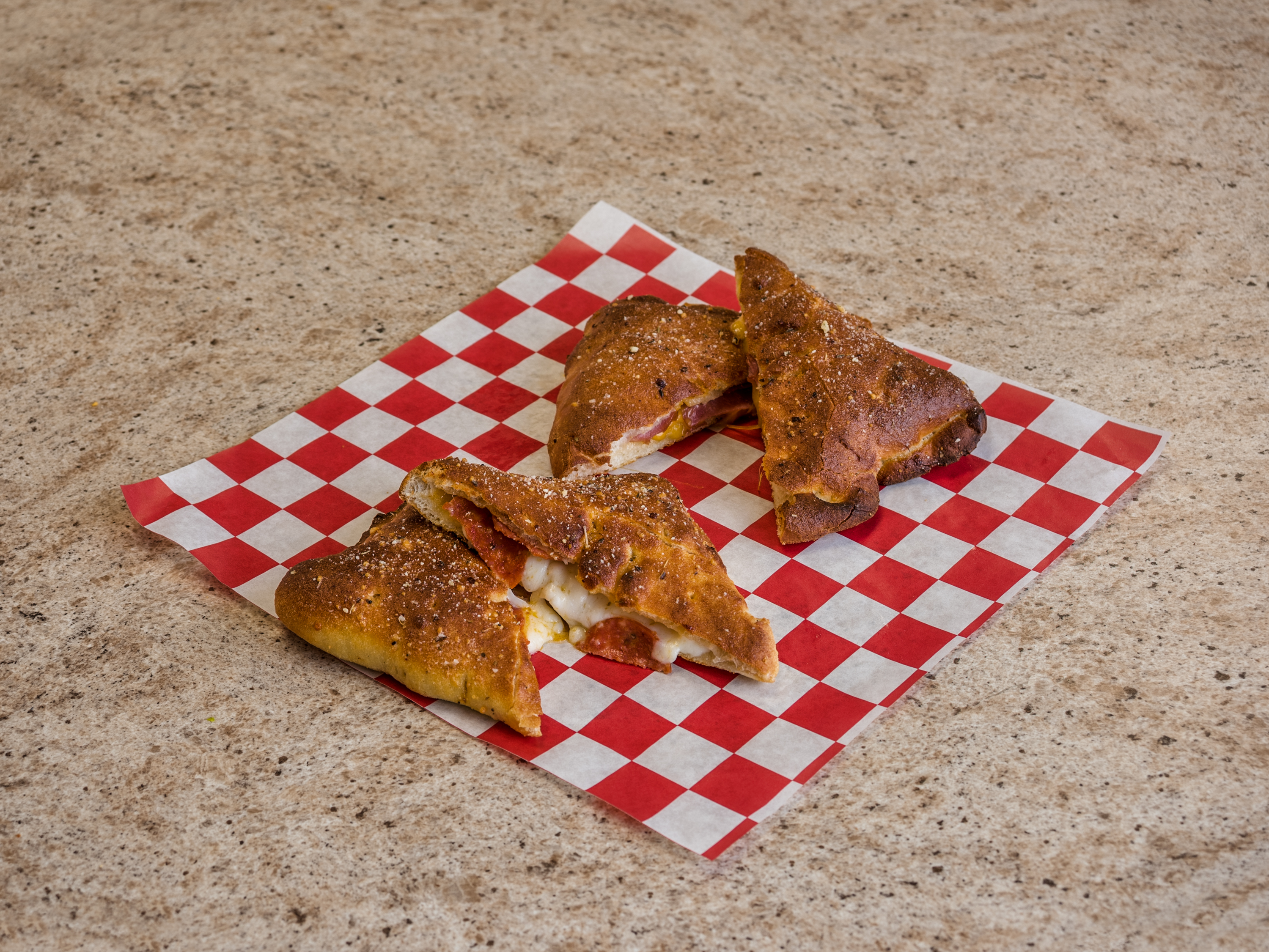 Order Lottsa-Mozza Calzone food online from Godfathers Pizza store, Muscatine on bringmethat.com