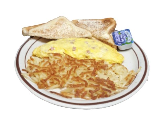 Order Ham and Cheese Omelet food online from George Webb store, Milwaukee on bringmethat.com