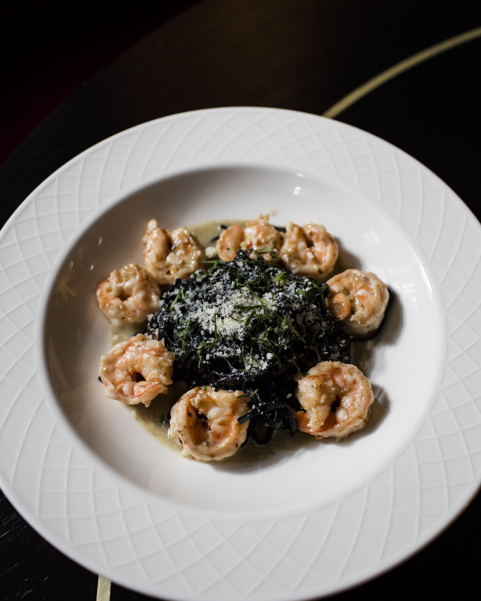 Order Squid Ink Linguine food online from Harry's store, New York on bringmethat.com