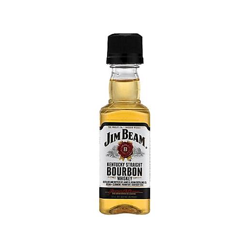 Order Jim Beam Bourbon Whiskey (50 ML) 7338 food online from Bevmo! store, Ladera Ranch on bringmethat.com