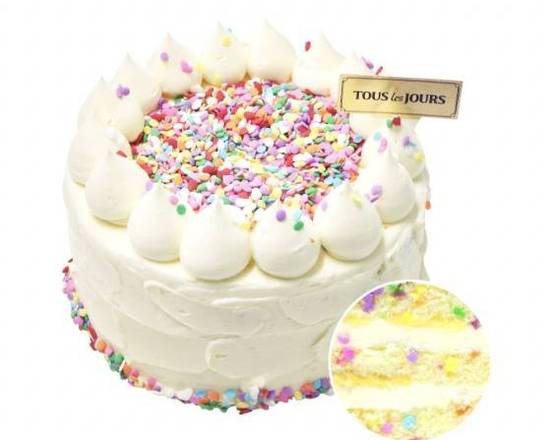 Order Confetti cake #1 food online from Tous Les Jours store, Syracuse on bringmethat.com