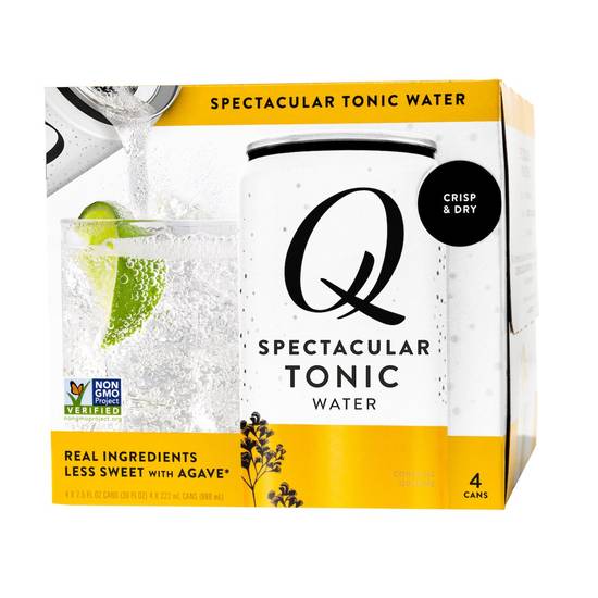 Order Q Mixers Spectacular Tonic Water 7.5 OZ Cans, 4 CT food online from Cvs store, SUNNYVALE on bringmethat.com