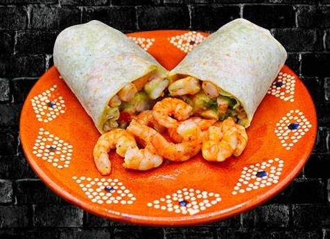 Order Shrimp Burrito food online from RIVAS MEXICAN GRILL store, Fort Mohave on bringmethat.com