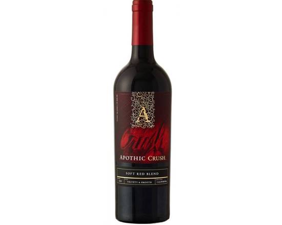 Order apothic soft red blend 750ml food online from Windy City Liquor Market store, El Cajon on bringmethat.com