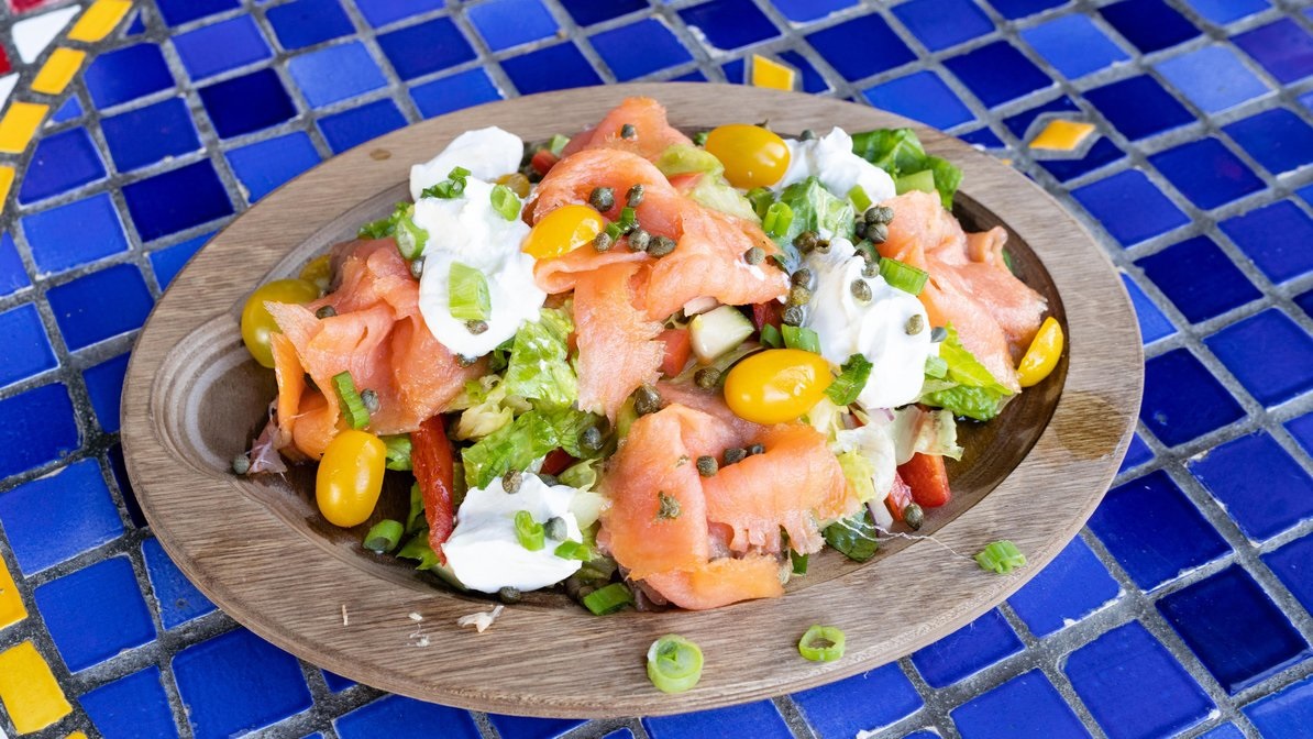 Order Smoked Salmon Salad food online from Subzilla store, Anaheim on bringmethat.com