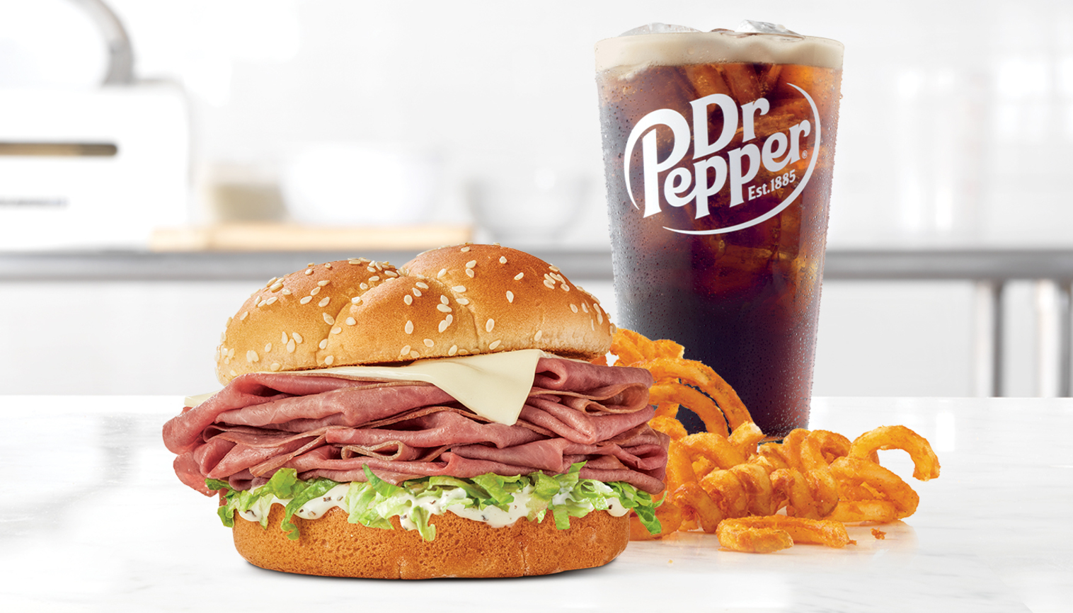 Order Ranch ‘n Swiss Roast Beef Sandwich food online from Arby's store, Cleveland on bringmethat.com