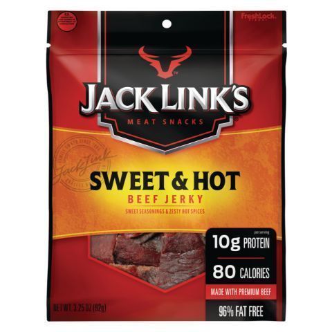 Order Jack Links Sweet N Hot Beef Jerky 3.25oz food online from Aplus store, New Kensington on bringmethat.com