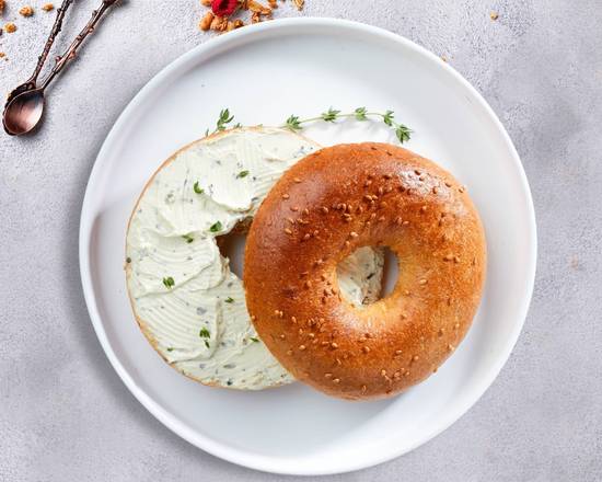 Order Bagel And Cream Cheese food online from The Breakfast Grubbery store, Davison on bringmethat.com
