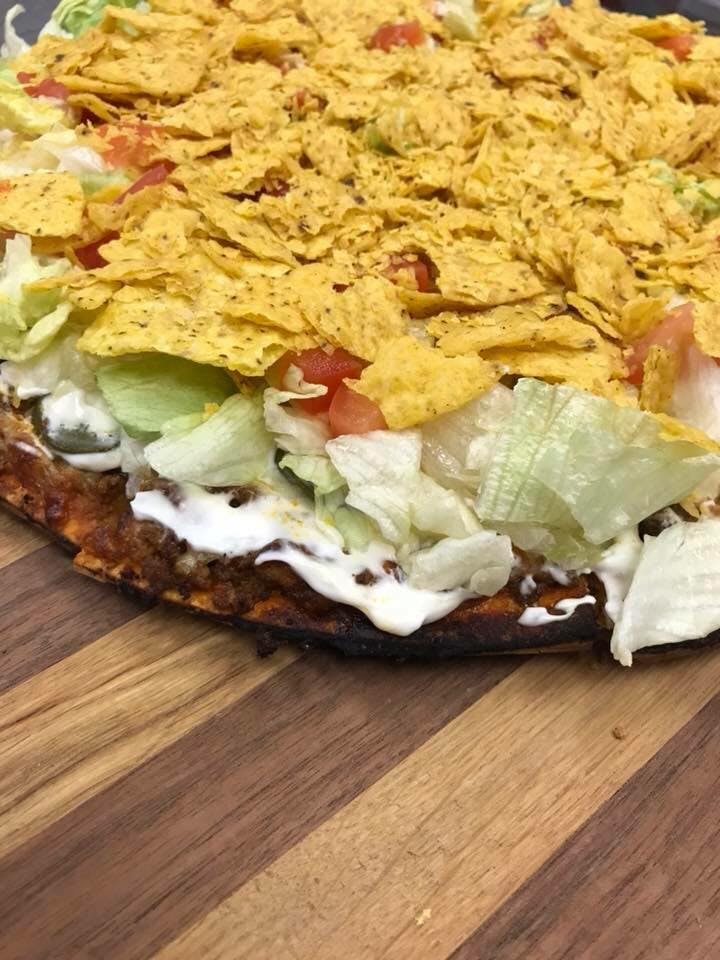 Order Taco Pizza - X-Small 10'' food online from Pizza Garden store, Manitowoc on bringmethat.com