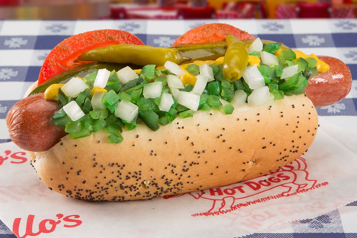 Order Hot Dog food online from Portillo's store, Forest Park on bringmethat.com