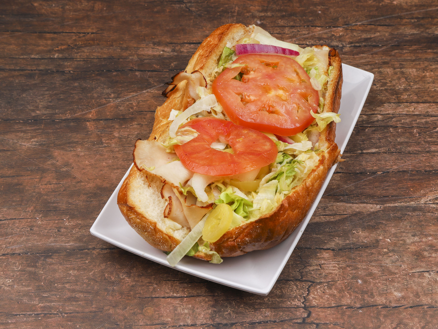 Order Turkey Sub food online from Mario's Pizza store, High Point on bringmethat.com
