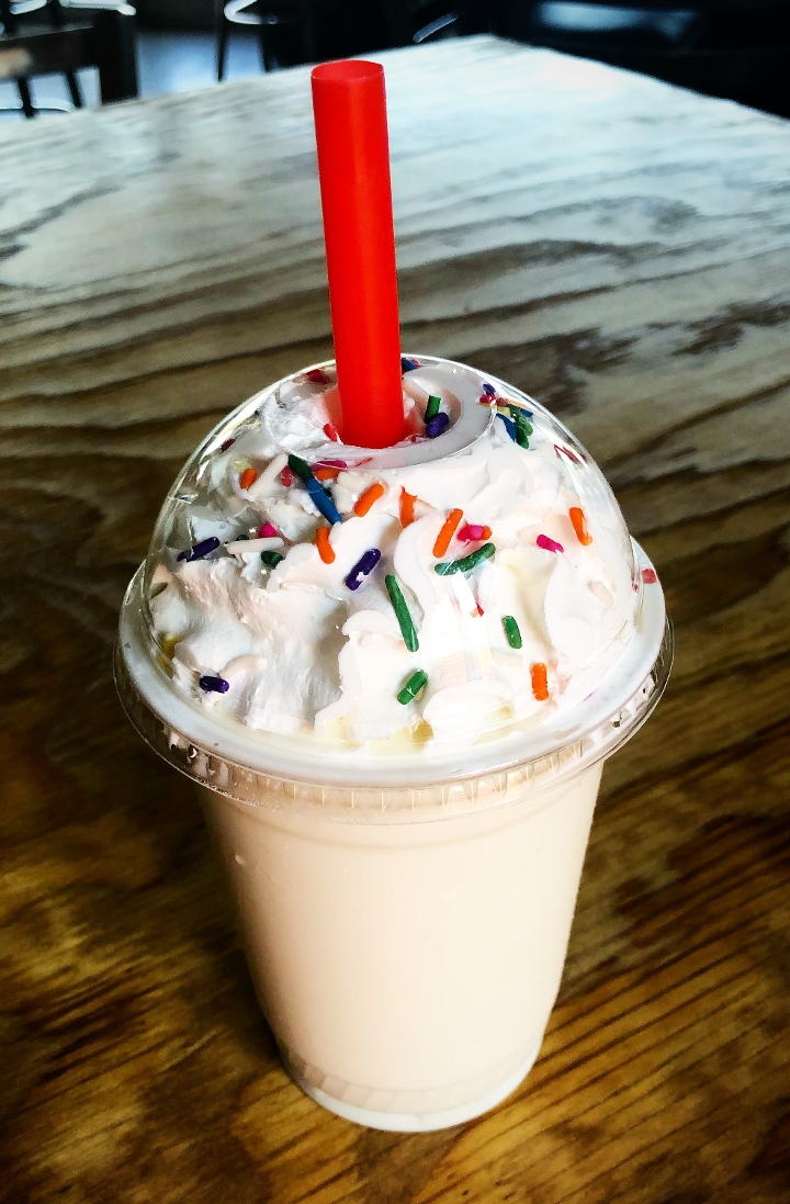Order *16oz VANILLA SHAKE. food online from The Grind Burger Bar store, The Colony on bringmethat.com