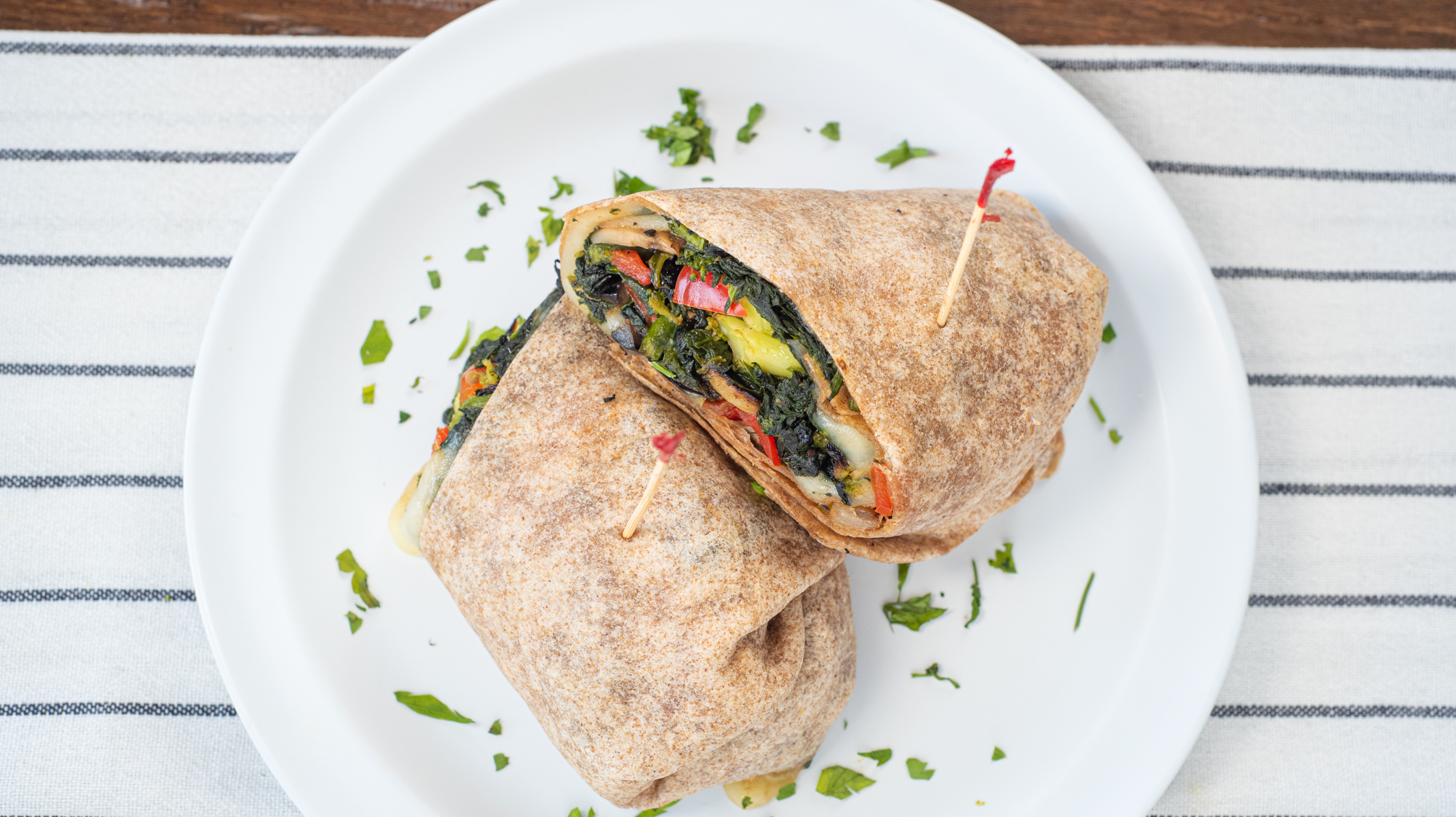 Order Veggie Wrap food online from Westover Pizza store, Stamford on bringmethat.com