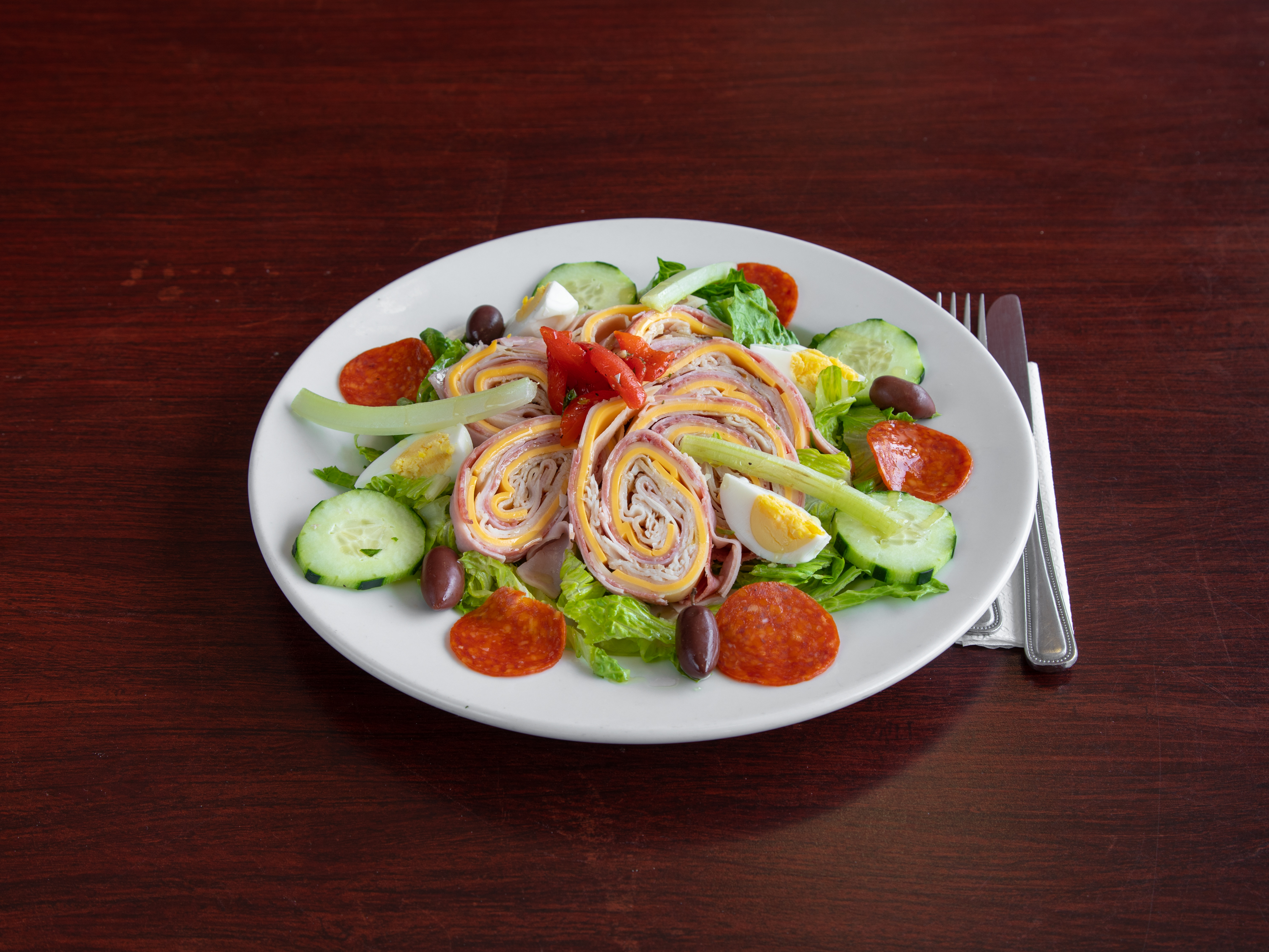 Order Chef Salad food online from Jerry Pizza store, Jersey City on bringmethat.com