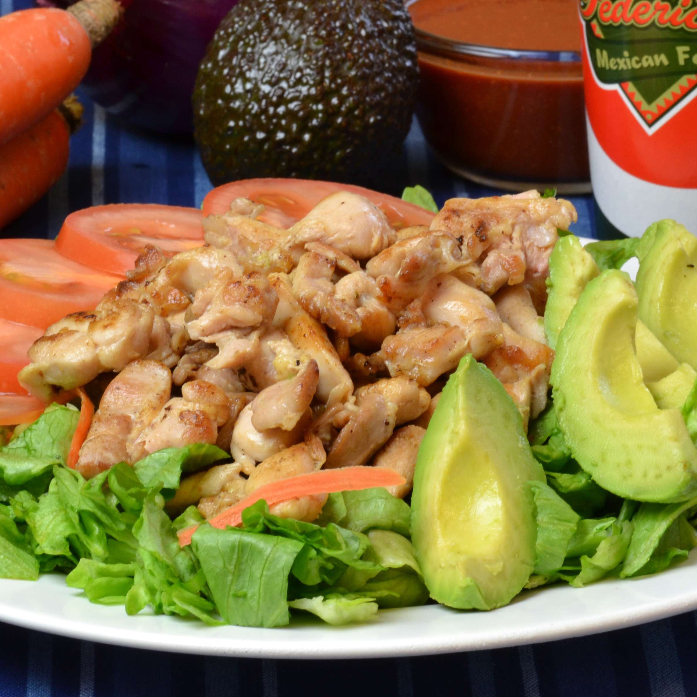 Order Chicken Salad food online from Federico Mexican Food store, Scottsdale on bringmethat.com