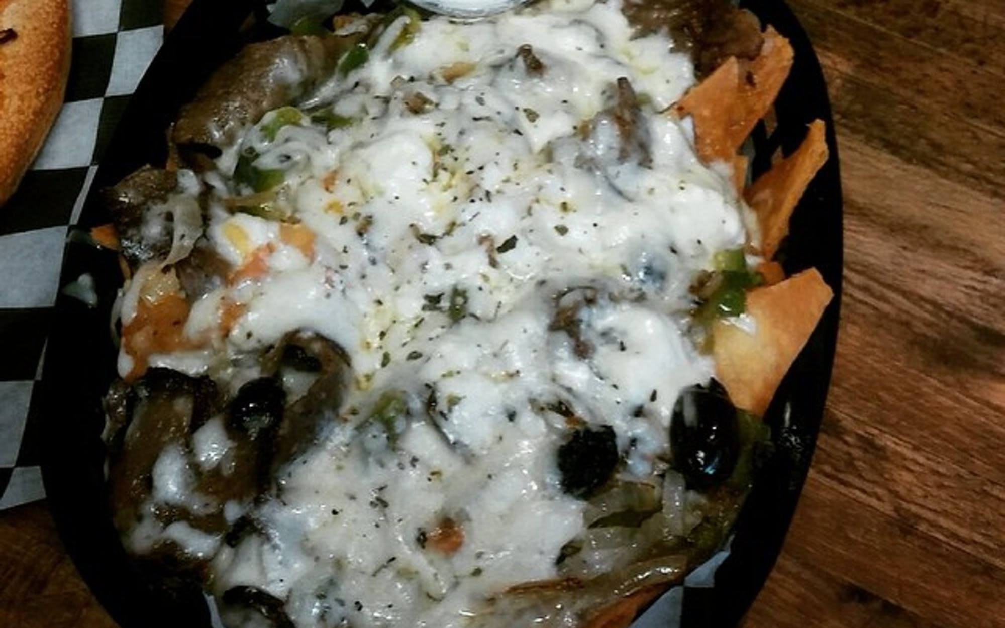 Order Gyro Nachos - Gyro food online from Double Decker Pizza store, Ridley Park on bringmethat.com
