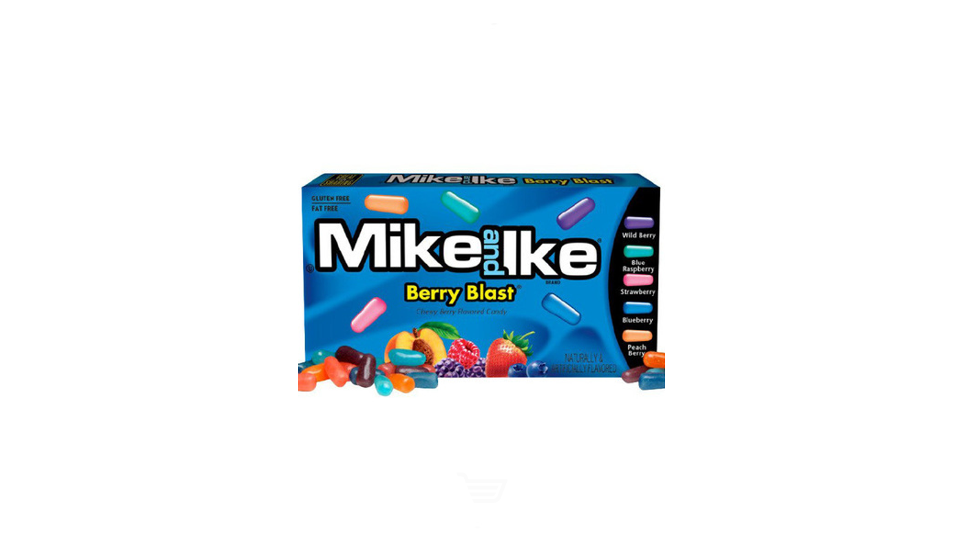 Order Just Born Mike and Ike Berry Blast Candy 2.12oz Bag food online from Foodland Liquor store, Santa Ana on bringmethat.com