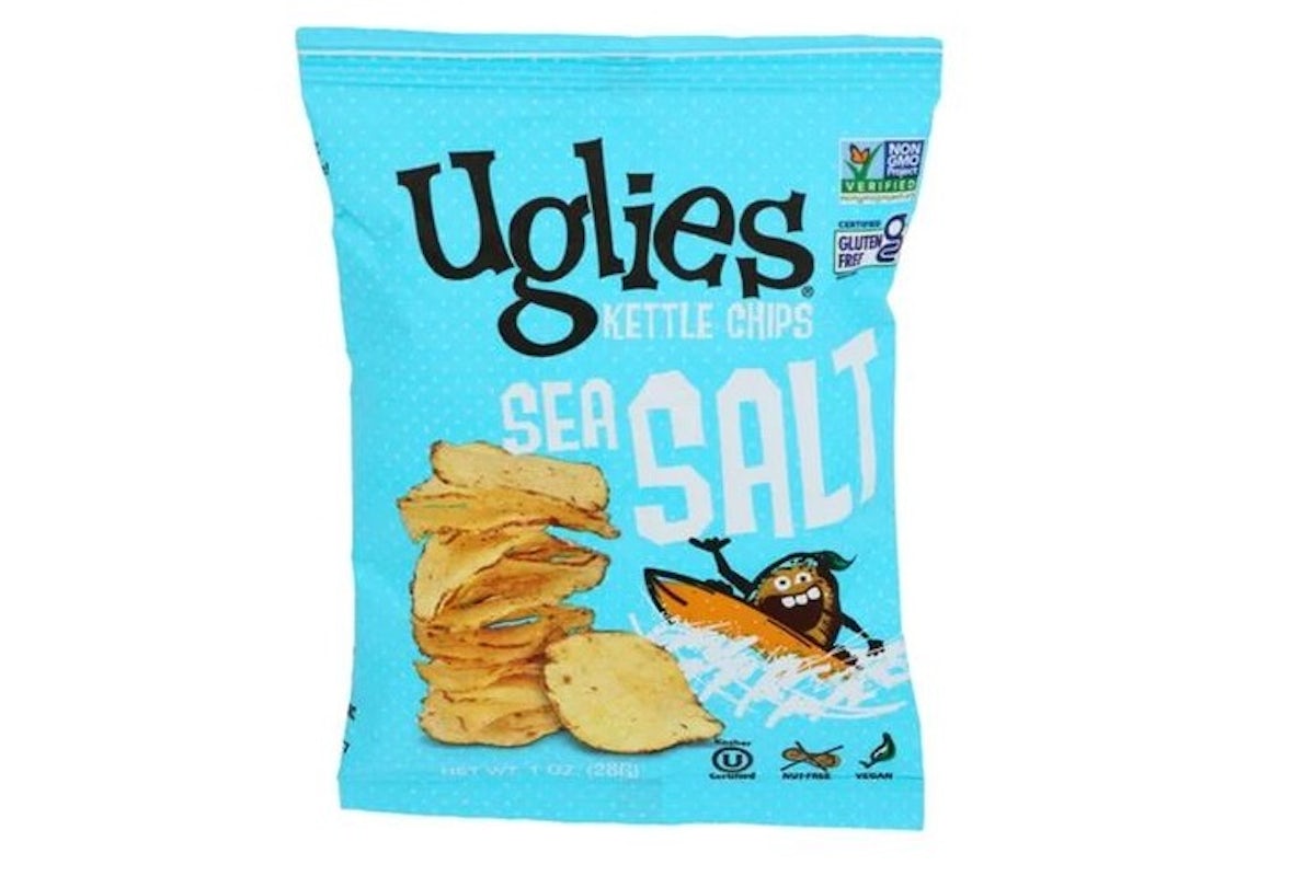 Order Sea Salt Uglies Kettle Chips [GF][VEG][V] food online from Original Chopshop store, Scottsdale on bringmethat.com