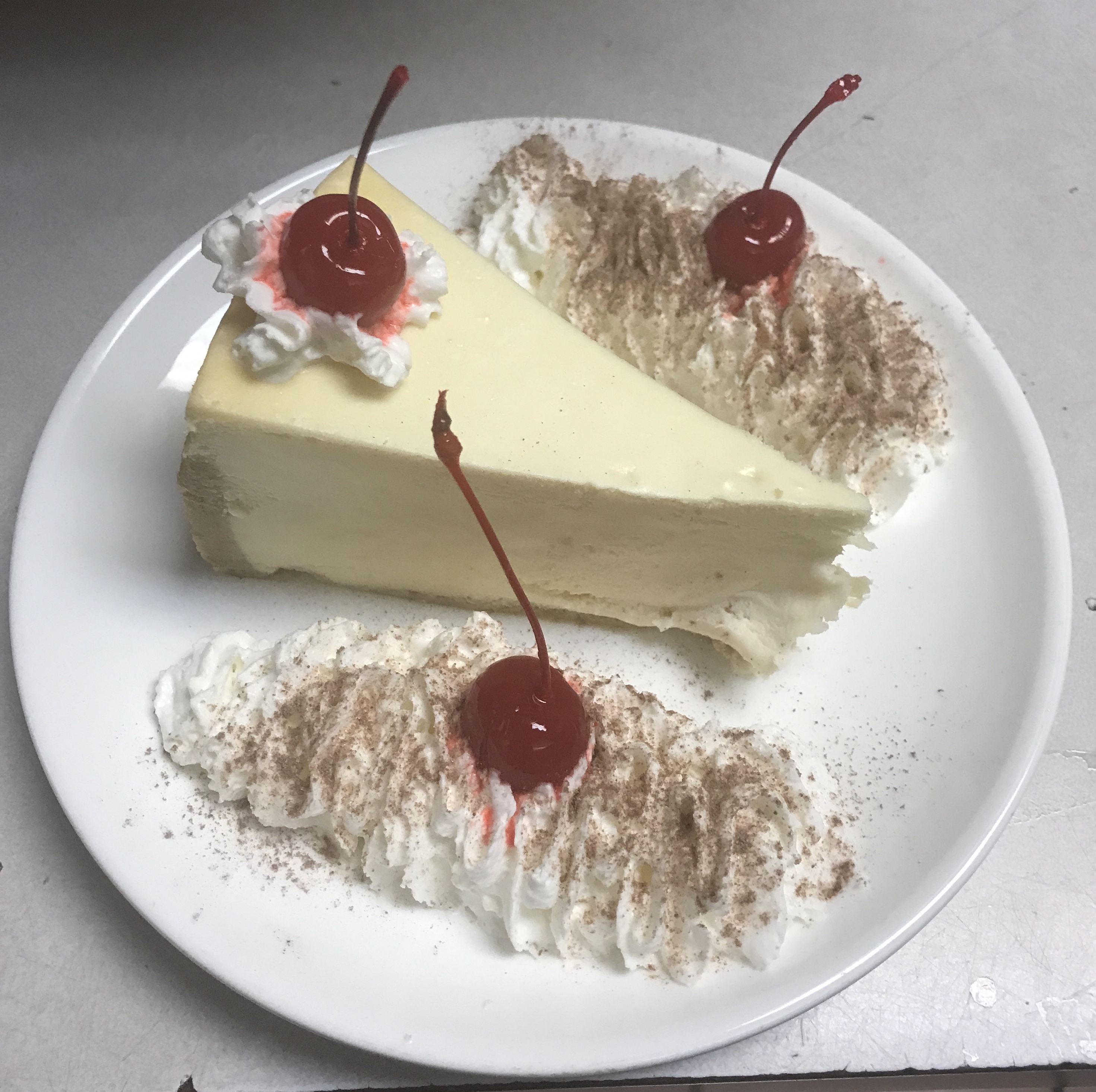 Order Cheese Cake with Whipped Cream food online from The Original Venice Restaurant store, Bronx on bringmethat.com