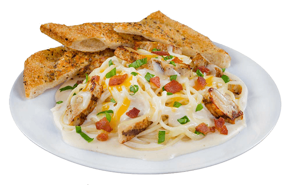 Order Chicken Bacon Spaghetti - Pasta food online from Sarpino's Pizzeria store, Palatine on bringmethat.com