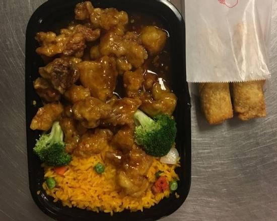 Order C10.General Tso's Chicken food online from Panda Garden Buffet Inc store, Cookeville on bringmethat.com