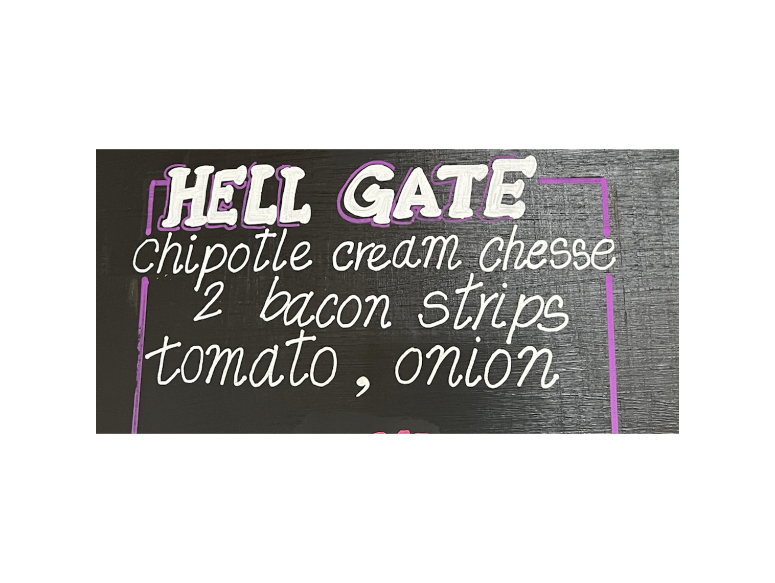Order Hell Gate food online from Brooklyn Bagel And Coffee Company store, Woodside on bringmethat.com