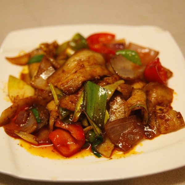 Order 100. Double Cooked Pork food online from Szechuan House store, Ames on bringmethat.com