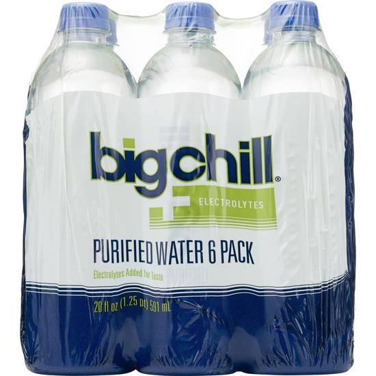 Order Big Chill Gold Emblem Purified Water, 20 OZ, 6 Pack food online from Cvs store, LITTLE ROCK on bringmethat.com
