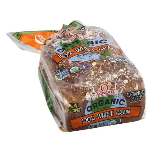 Order Arnold · Organic 100% Whole Grain Bread (27 oz) food online from Safeway store, Rehoboth Beach on bringmethat.com