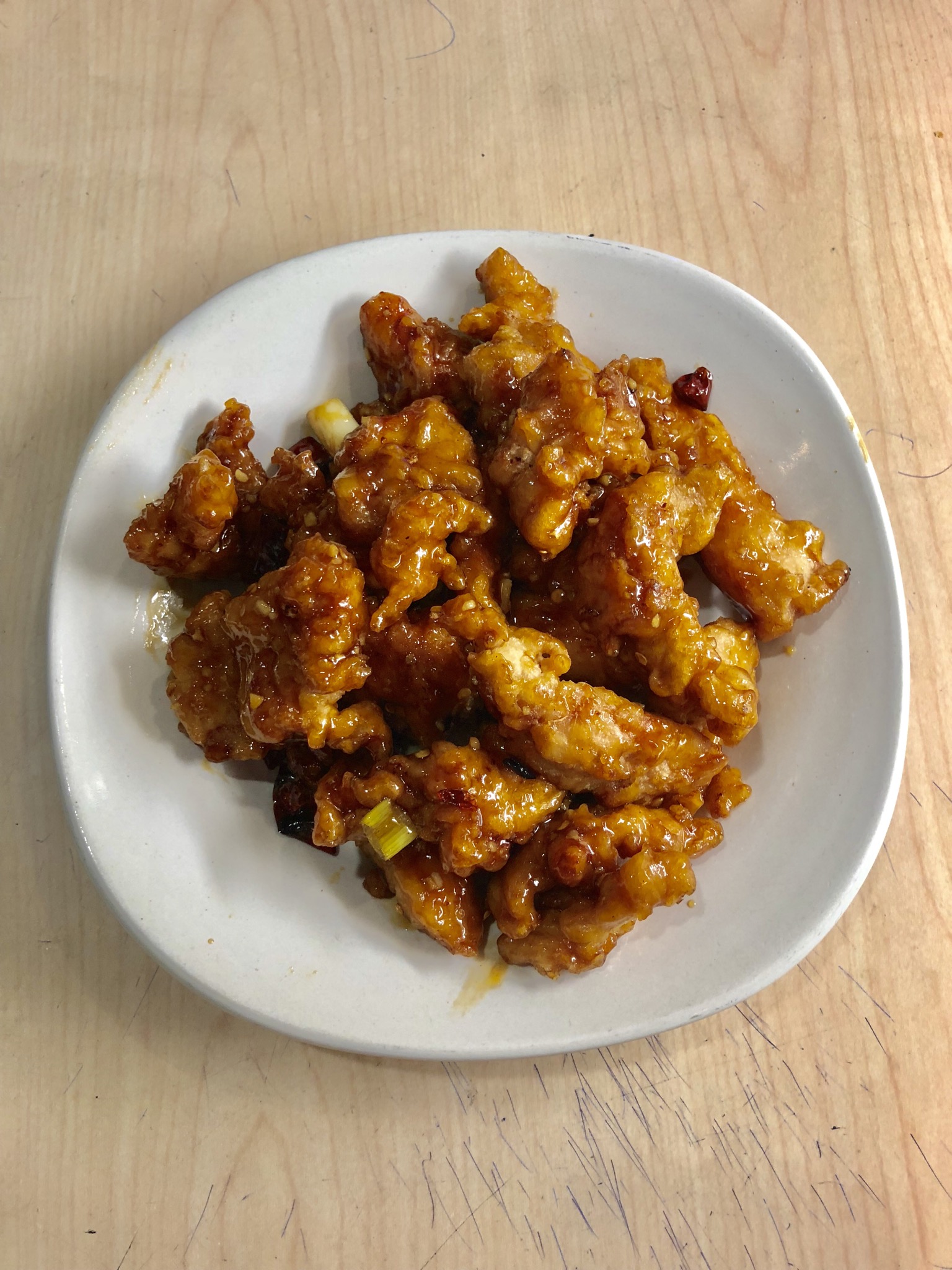Order 87. General Tso's Chicken  food online from M's Kitchen store, Artesia on bringmethat.com