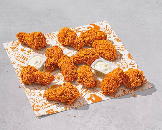Order NEW 12Pc Ghost Pepper Wings food online from Popeyes store, Fort Worth on bringmethat.com