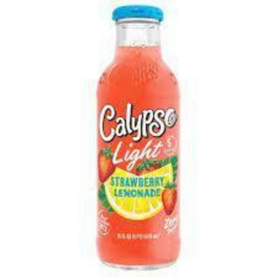Order Calypso Lemonade - Light Strawberry Lemonade food online from IV Deli Mart store, Goleta on bringmethat.com