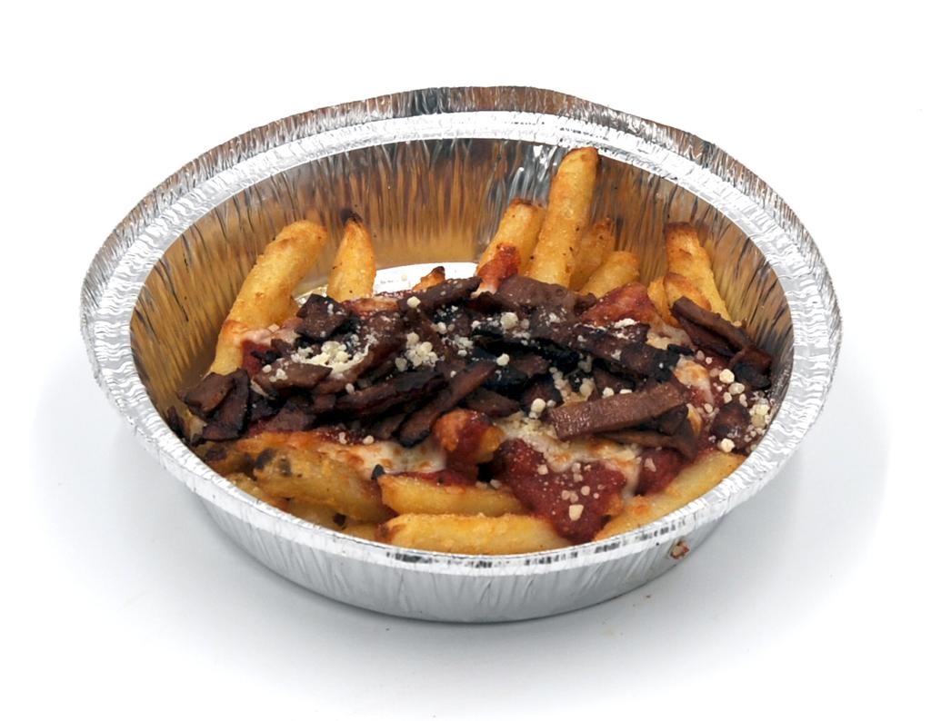 Order Bacon Pizza Fries food online from Pizza Movers & Calzones store, Washington on bringmethat.com