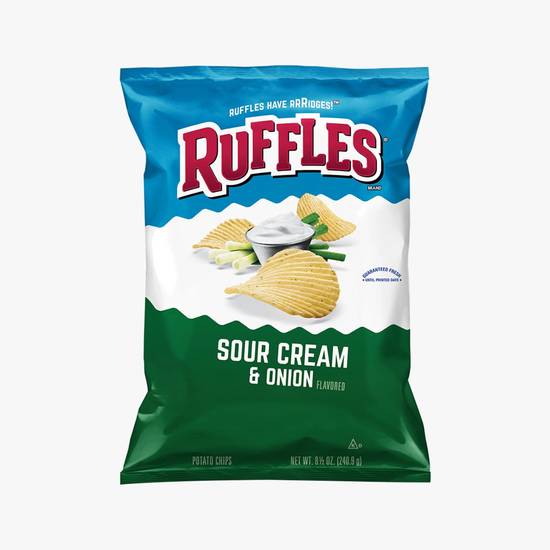 Order Ruffles Sour Chedder & Sour Cream food online from Century Discount Liquor store, Inglewood on bringmethat.com