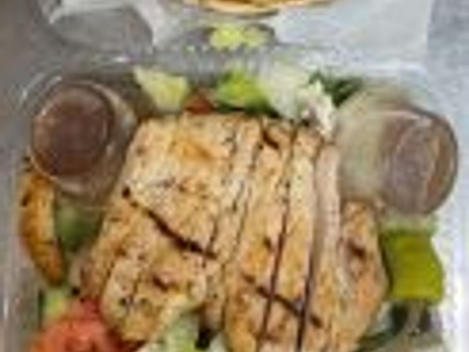 Order Greek Chicken Salad food online from Squabs Gyros store, Melrose Park on bringmethat.com