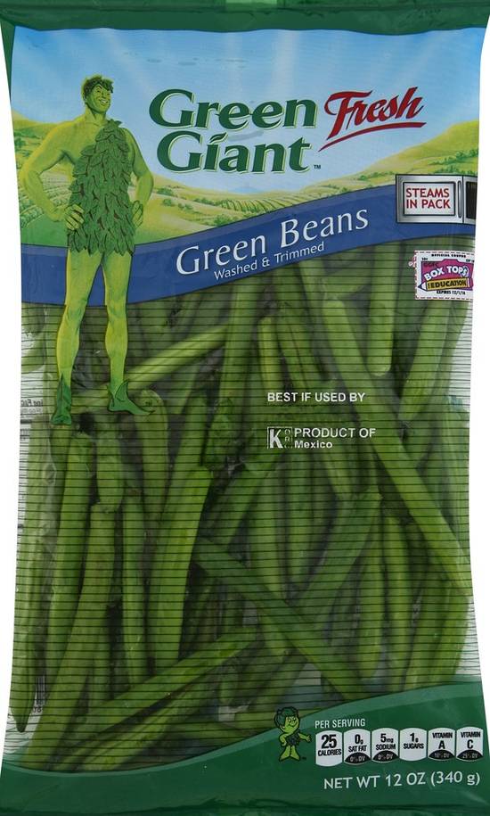 Order Green Giant · Kosher Green Beans Steam Bag (12 oz) food online from Albertsons store, El Cajon on bringmethat.com