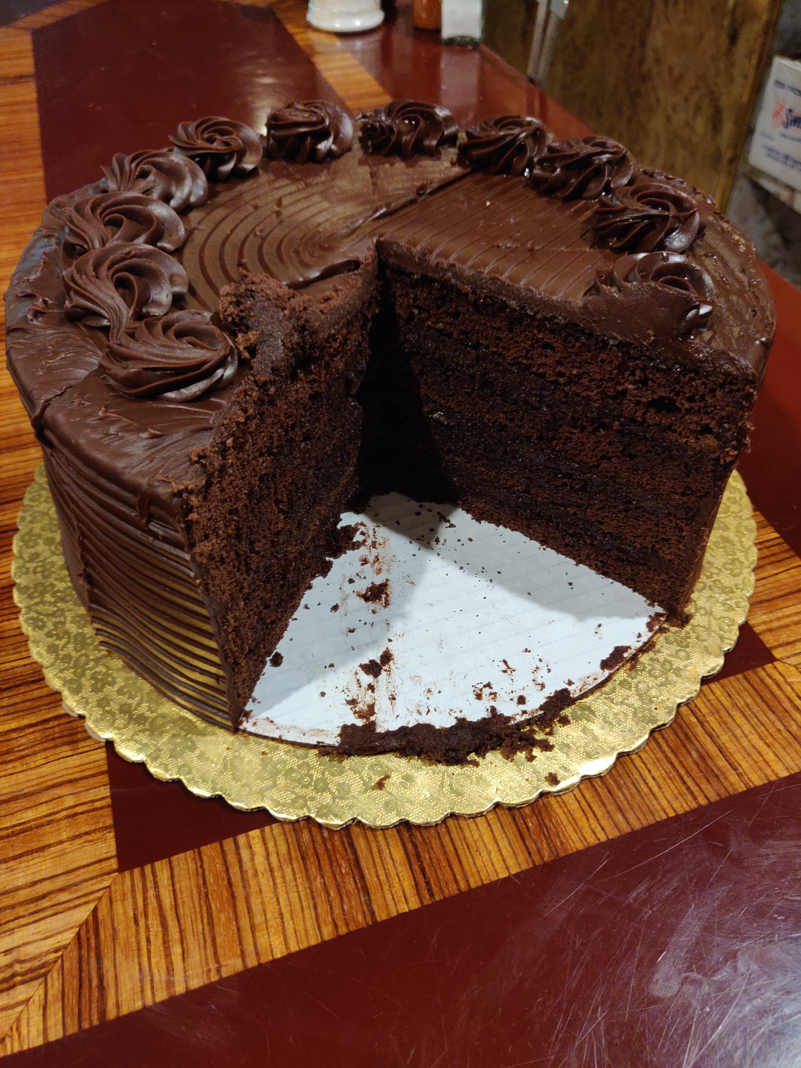 Order Double Chocolate Fudge Cake food online from Taqueria El Ranchito store, Chicago on bringmethat.com