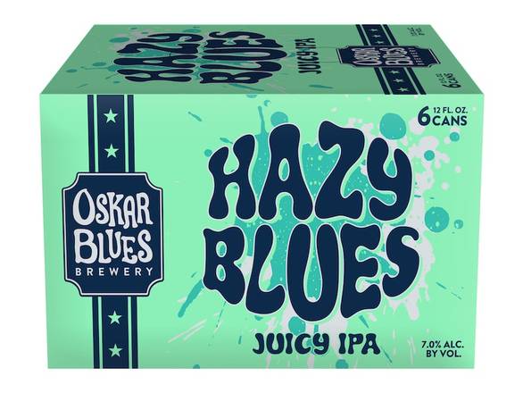 Order Oskar Blues Thick Haze IPA - 6x 12oz Cans food online from Goody Goody Liquor store, Dallas on bringmethat.com