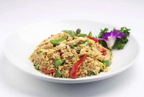 Order Spicy Fried Rice food online from Basil Thai Bistro store, San Diego on bringmethat.com