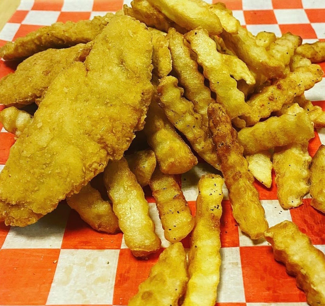 Order Chicken Fingers with Fries - Appetizers food online from Affamato Pizza & Italian Restaurant store, Norristown on bringmethat.com